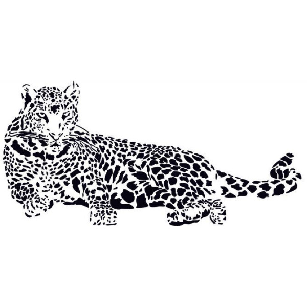 Sneleopard Vægklistermærke – Unik Indretning til Dit Hjem