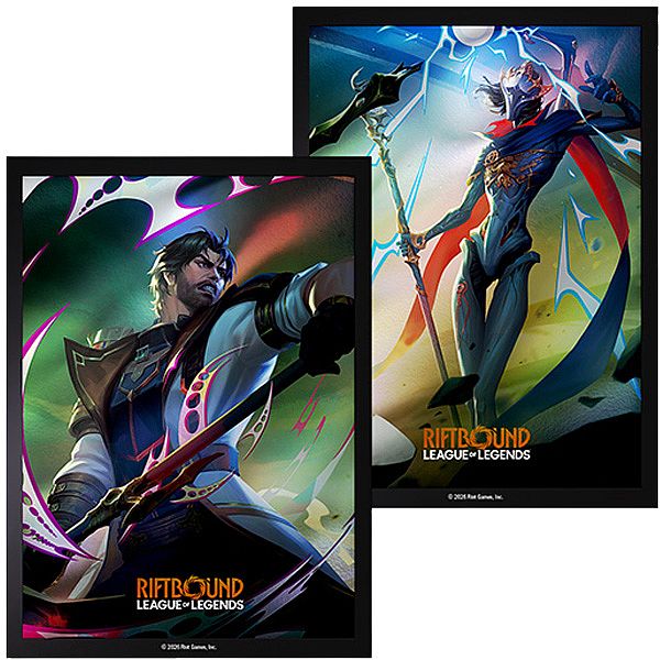 100 Lommer  Riftbound: League   Legends Tcg: Set 04: Vendetta   : Jayce   Viktor Deck Protector Art Sleeves