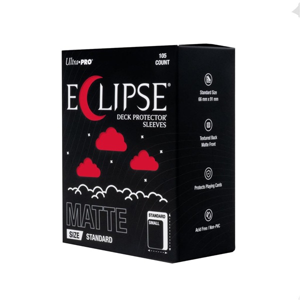 105 Lommer Ultra Pro Eclipse Matte 2026 : Apple Red 195 184 Top Kvalitet Pro-matte Non-glare Professional Sleeves 16684