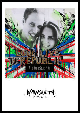 Langt Leve Republikken – Hornsleth Kunstplakat 50x70 cm