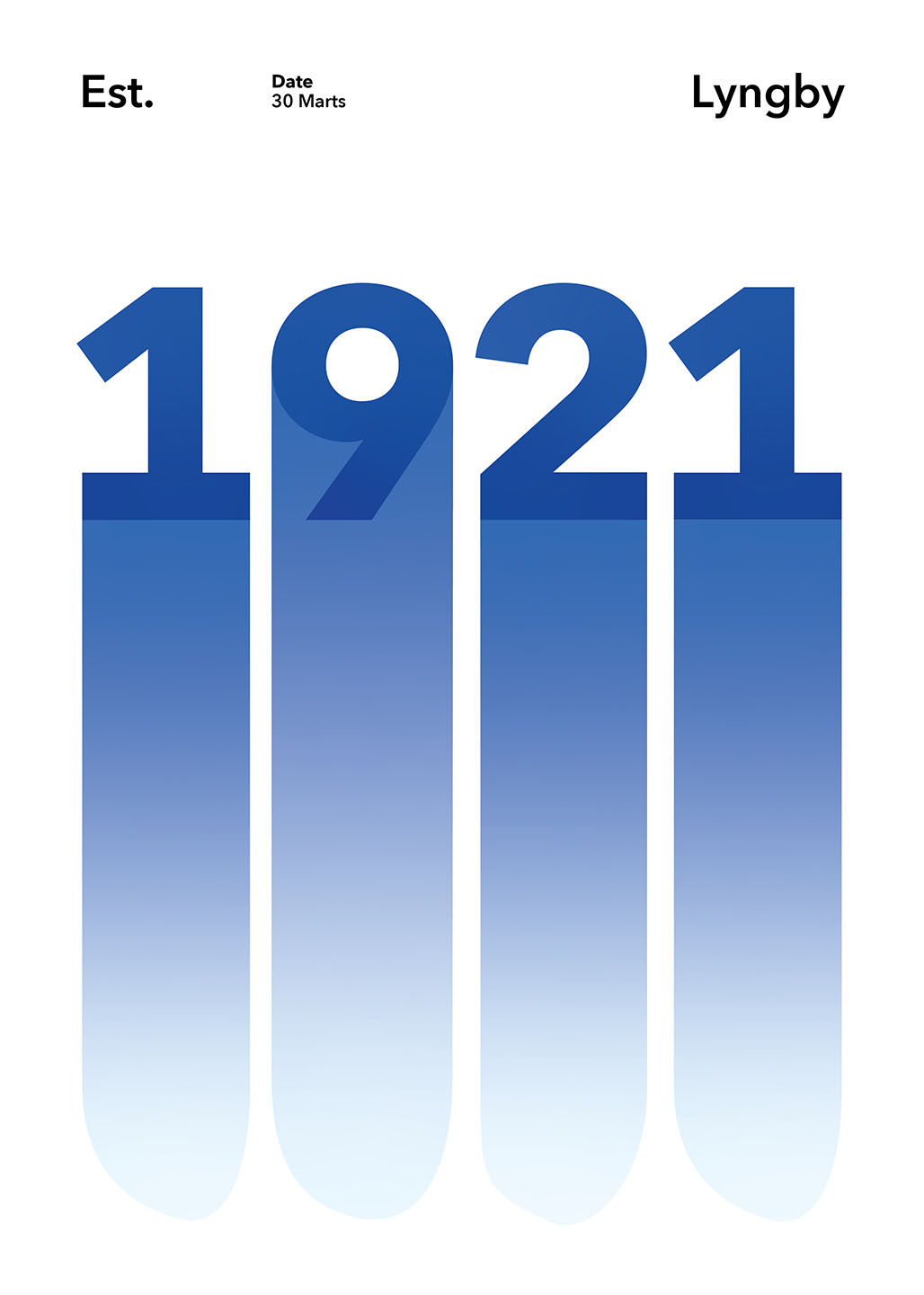 Lyngby 1921 Plakat – Unik Kunst til Dit Hjem fra Illux.dk