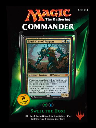Magic Commander 2015  Edh  Multiplayer Deck   195 184  -  195 165 : Swell The Host 100 Kort 15 Nye Kort