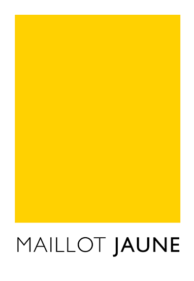 Maillot Jaune 2023 Plakat – Sport Kunst til Cykelfans