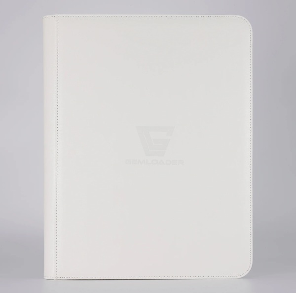 Mappe Gemloader Premium -pocket Toploader Binder: White Holder 216 Kort