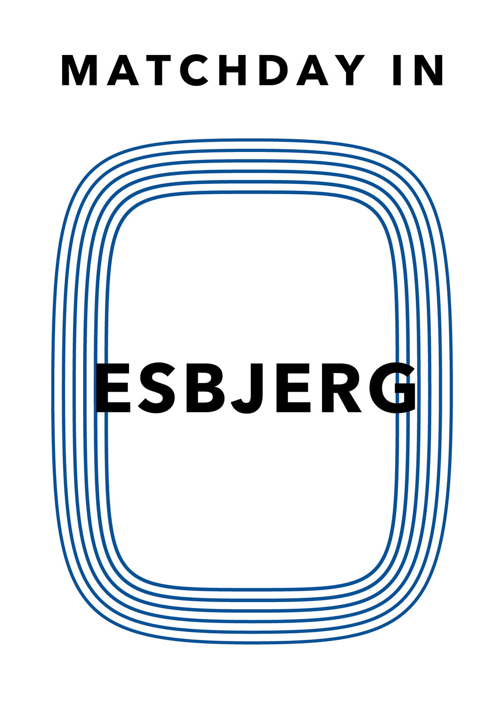 Matchday Esbjerg – Inspirerende Plakat til Sport og Byliv