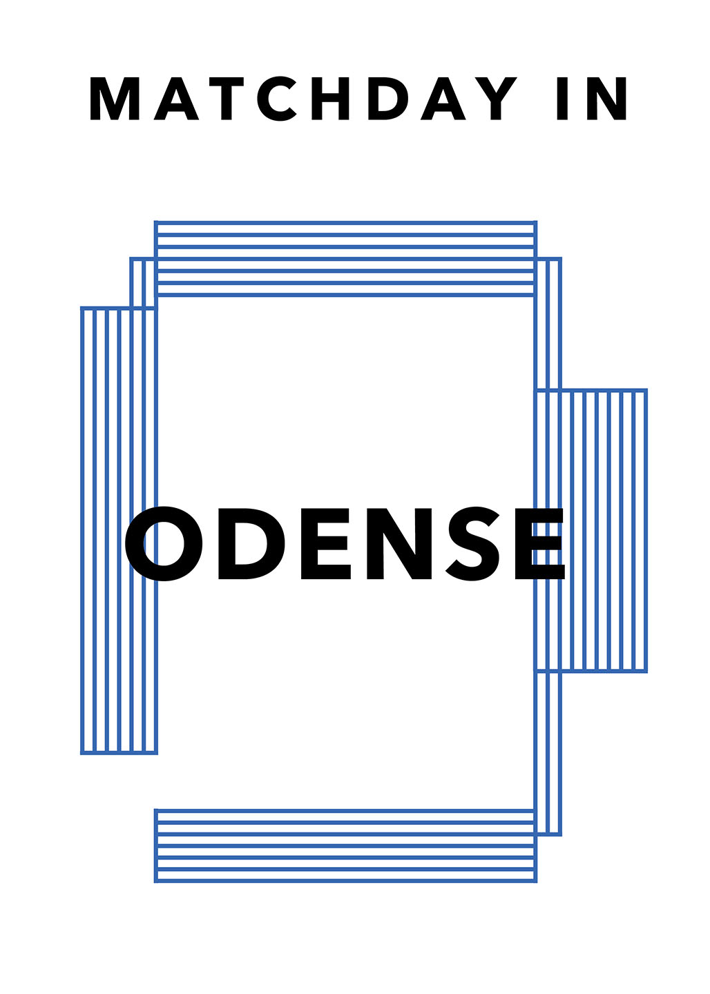 Matchday i Odense – Plakat der hylder sportsånden
