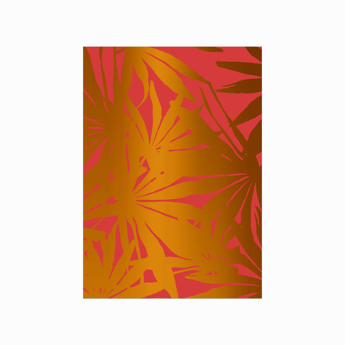 Metallic Botanisk Plakat – Elegant kunst til dit hjem!