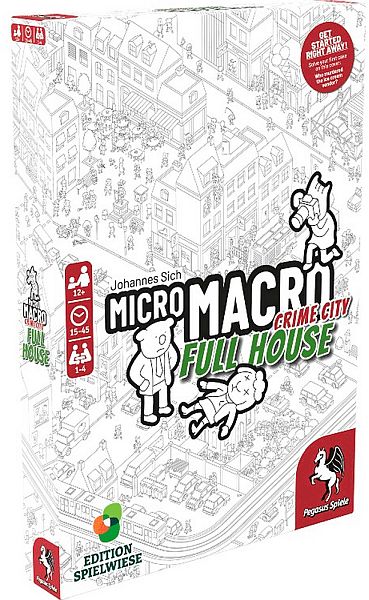 Micromacro  Engelsk : Crime City   : Full House Standalone Board Game