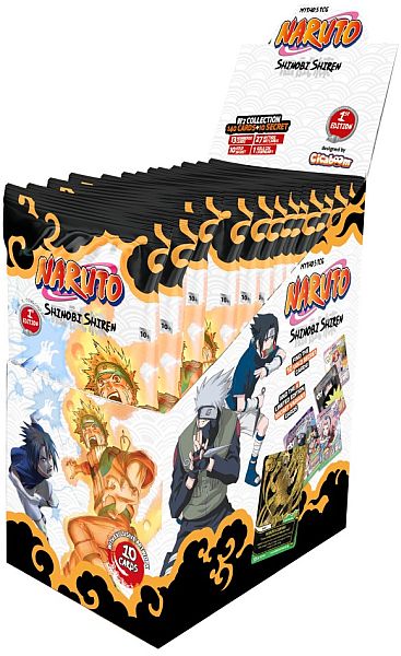 Naruto Mythos Trading Card Game Tcg : Set 02 Shinobi Shiren Booster Box 1st Edition Display 24 Packs