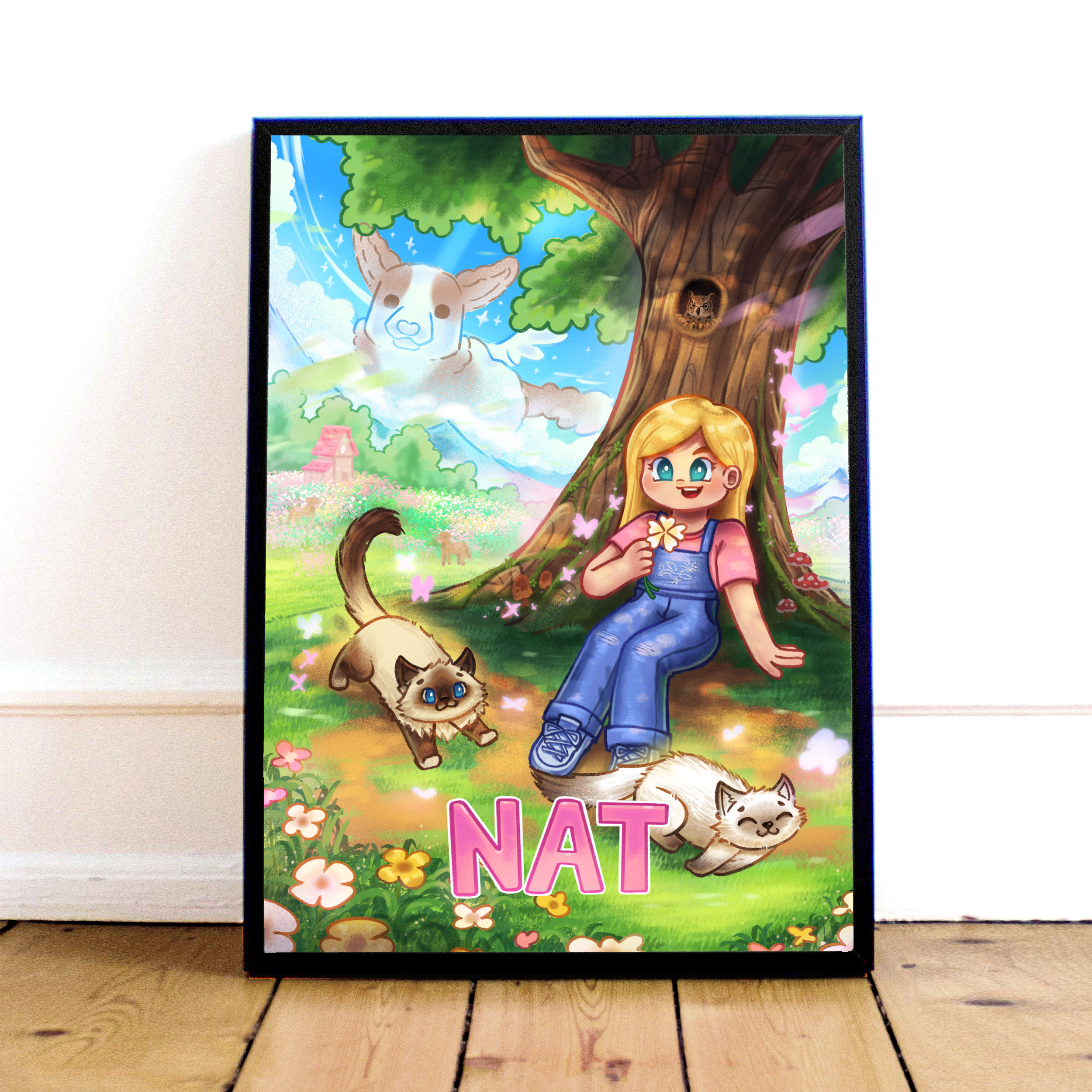 Nat Kæledyr Plakat Geekd