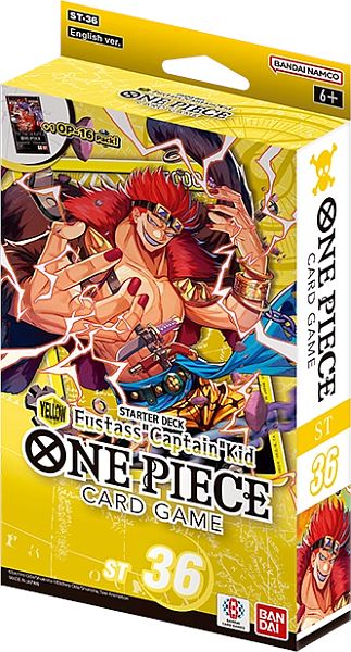 One Piece Card Game: St36 Starter Deck Yellow Eustass Quot Captain Quot Kid