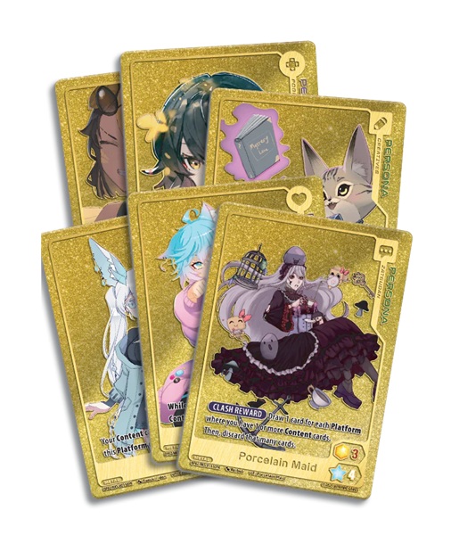 Oshi Push Vtuber Card Game: Gen Gen Two : Hidden Links Metal Card Set