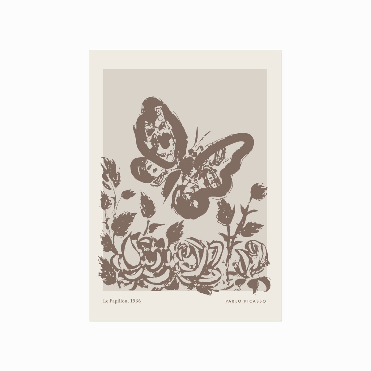 Pablo Picasso Plakat    Papillon