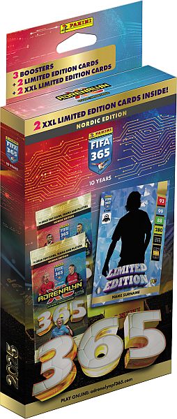 Panini Adrenalyn  : Fifa 365 2025 Nordic Edition    Maxi Blister   Boosters    Limited-kort        Limited-kort