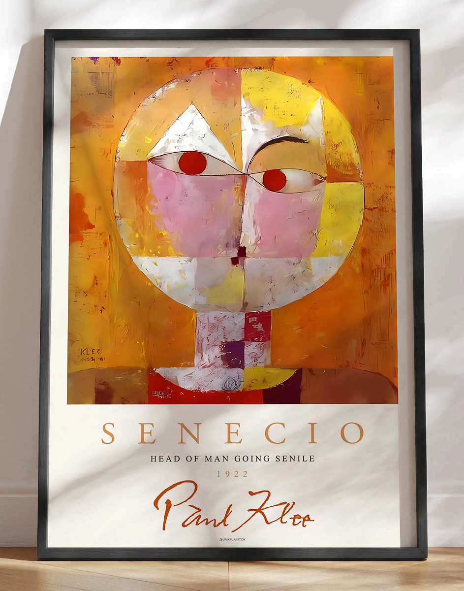 Paul Klee Plakat Senecio  Head   Man