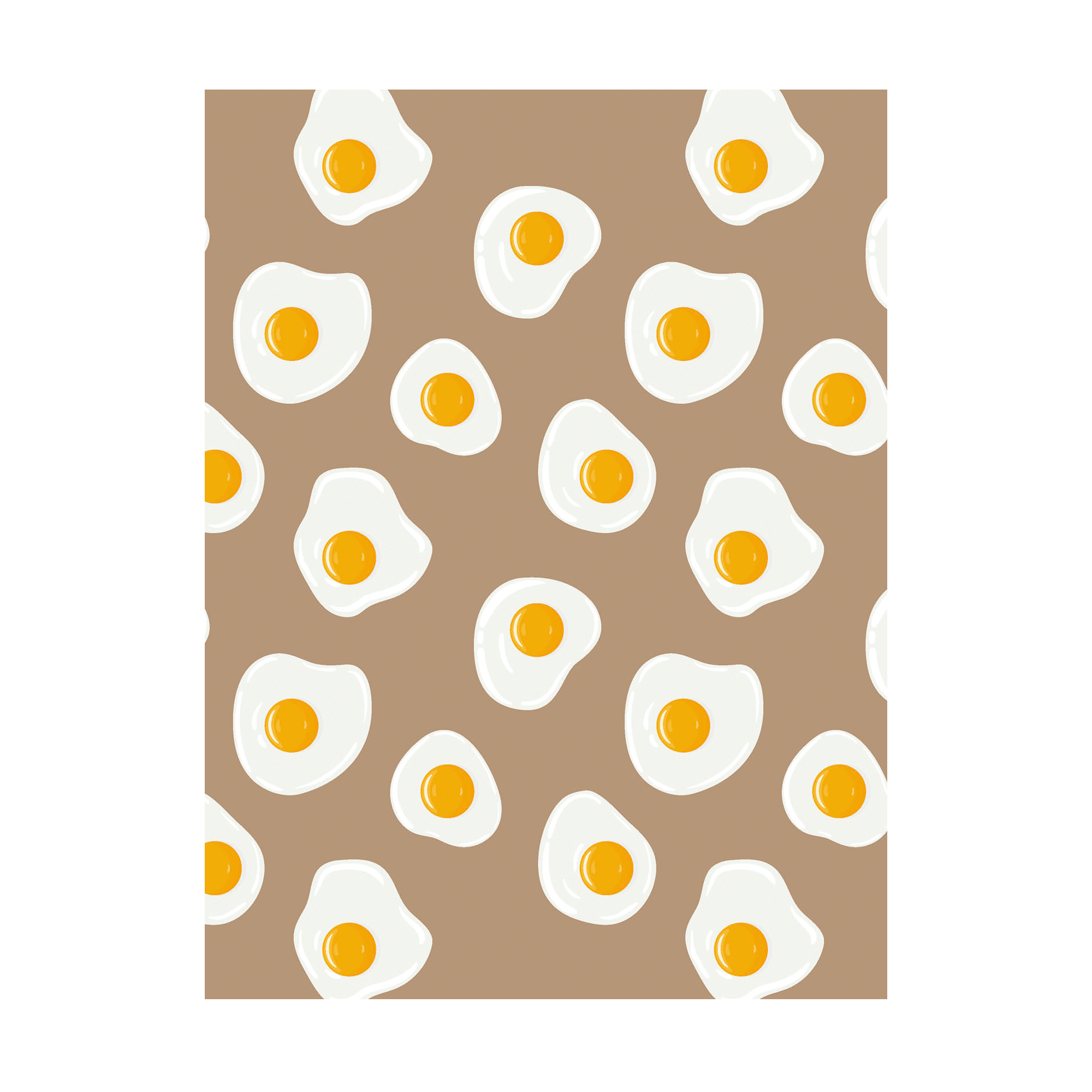 Spejlæg Plakat i Beige – Elegant Vægkunst til Hjemmet