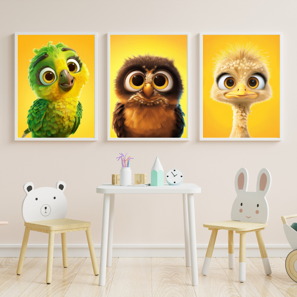 Farverige Dyreplakater til Børn – Fantastisk Udsalg!