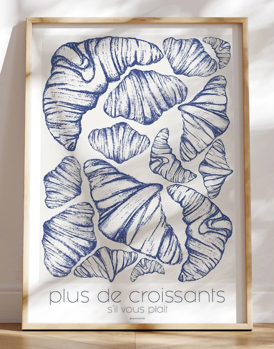Plus   Croissants Madplakat Til Køkkenet