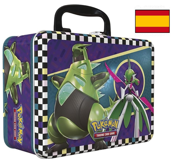 Pokemon Collector   Chest Tin Spansk Spanish 2024 Summer: Scarlet   Violet   Boosters  Promokort  Mini-album    195 184     Mere   Collectors