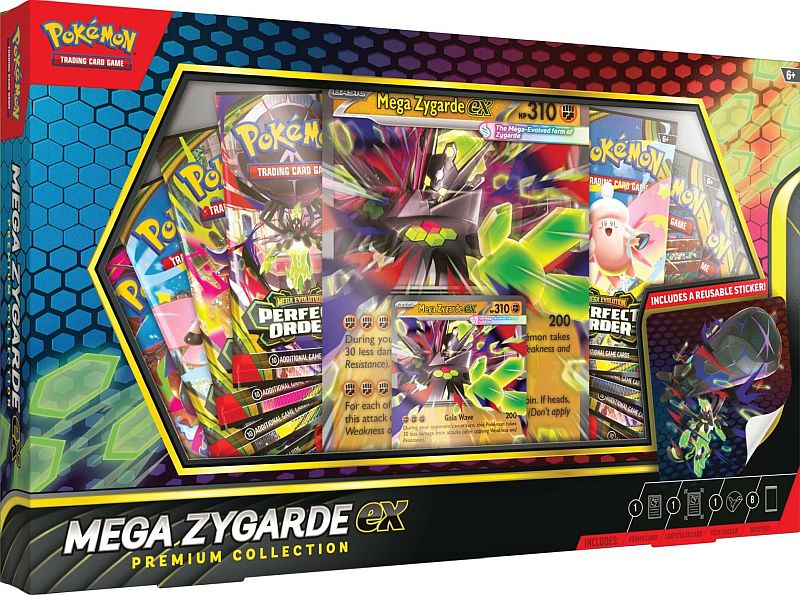 Pokemon    Box: Mega Zygarde   Premium Collection    Boosters