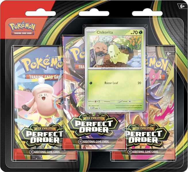 Pokemon Me03 Perfect Order -pack Blister: Chikorita
