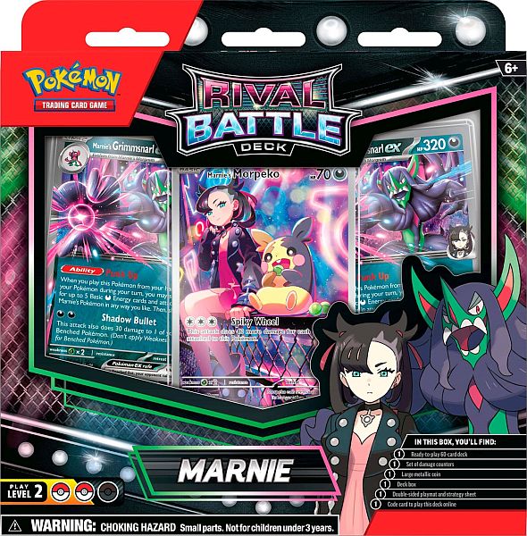 Pokemon Rival Battle Deck: Marnie  Morpeko Grimmsnarl