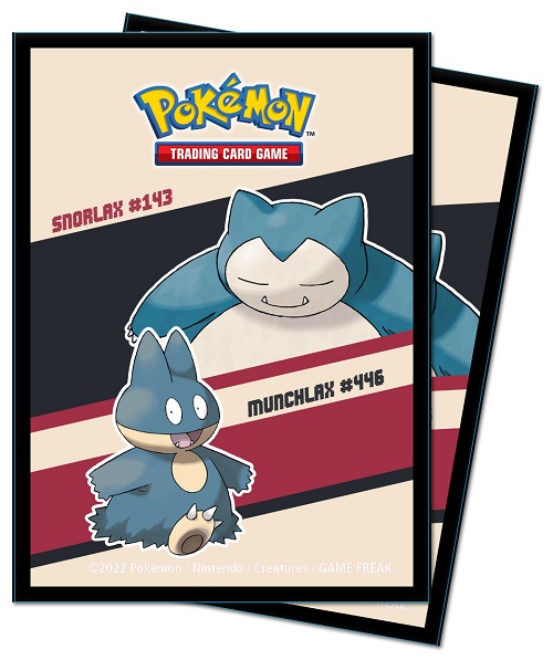 Pokémon Snorlax & Munchlax Deck Protector 65 Lommer