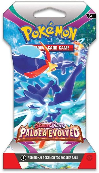 Pokemon Sv02: Paldea Evolved Booster Pack på tilbud!