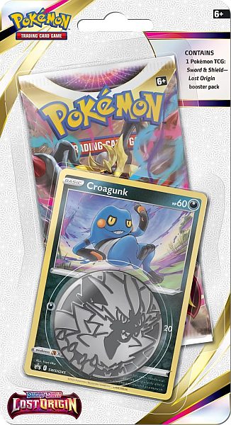 Pokémon Swsh Lost Origin Checklane Blister: Croagunk Tilbud!