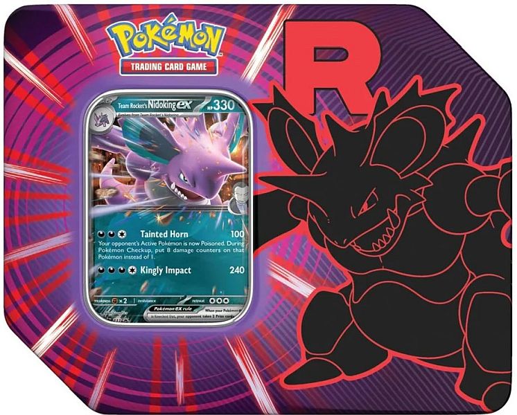Pokemon Team Rocket   Nidoking   Tin  Usa Version