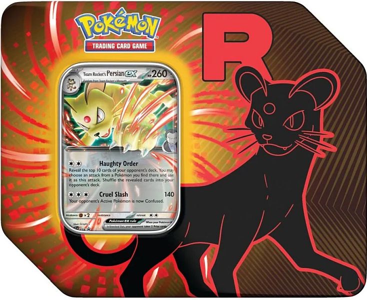 Pokemon Team Rocket   Persian   Tin  Usa Version
