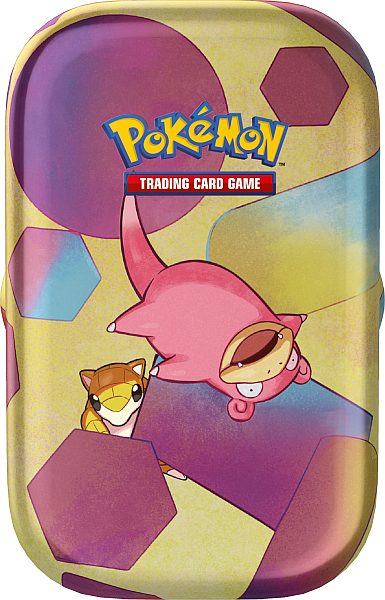 Pokemon Tin Kasse 2023 Fall Scarlet Violet: 151 Mini Tin: Slowpoke Boosters 195 184