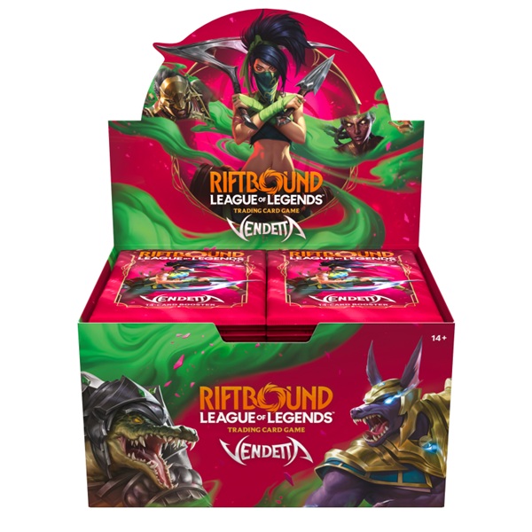 Riftbound: League Legends Tcg: Set 04: Vendetta Booster Box Display 24 Packs