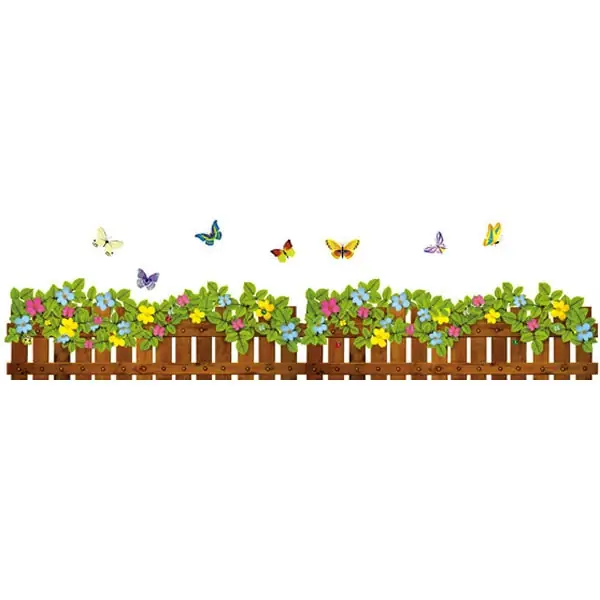 Blomsterhegn Wallsticker – Hygge til Dit Hjem Udsalg!
