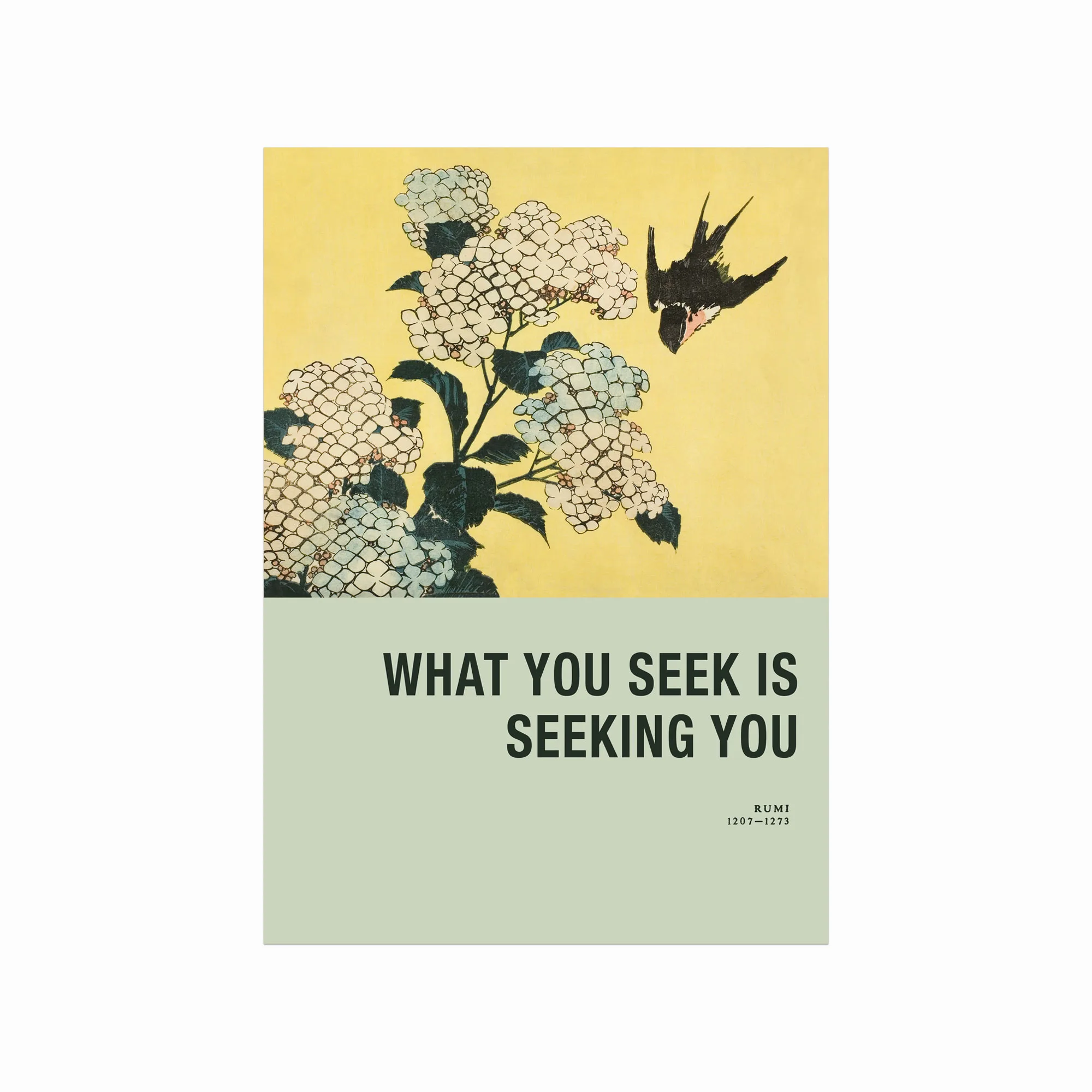 Inspirerende Rumi Plakat til Kunstnerisk Indretning