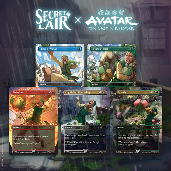 Secret Lair Drop Series  2025 : Avatar: The Last Airbender Superdrop: Secret Lair   Avatar: The Last Airbender     Cabbages   Regular