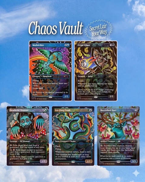 Secret Lair Drop Series 2026 : Chaos Vault Superdrop: Inked Rainbow Foil