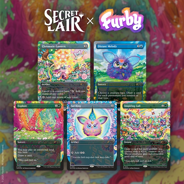 Secret Lair Drop Series  2025 : Secret Scare Superdrop: Secret Lair   Furby: Doo-  Noo-lah 226 128 139   Regular
