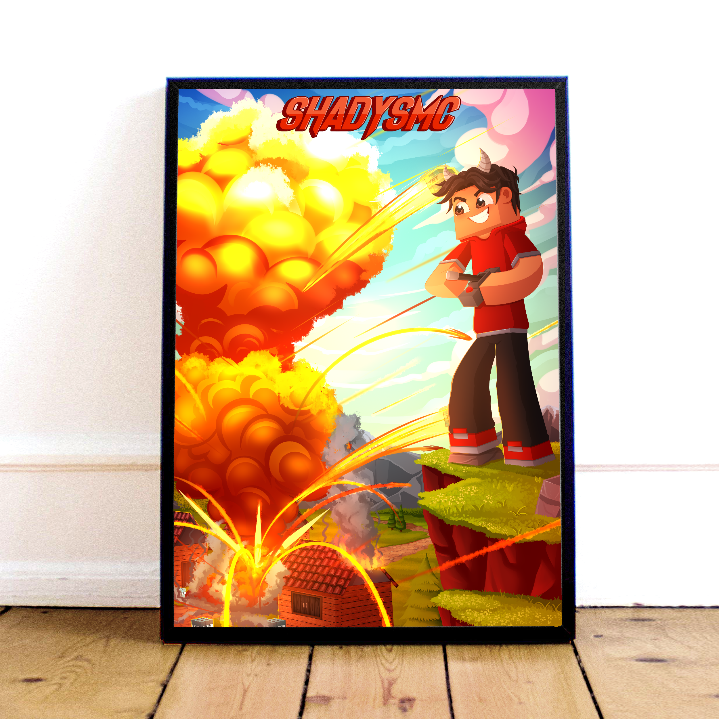 ShadysMC TNT Plakat – Uundgåelig dekoration for fans!