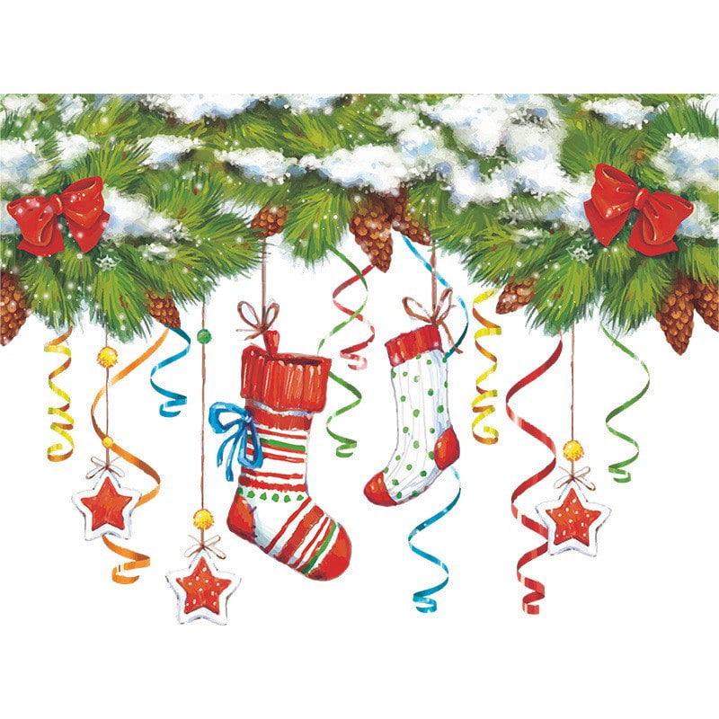 Sjov Jule Wallsticker til Væg og Toilet – Festlig Julestemning!
