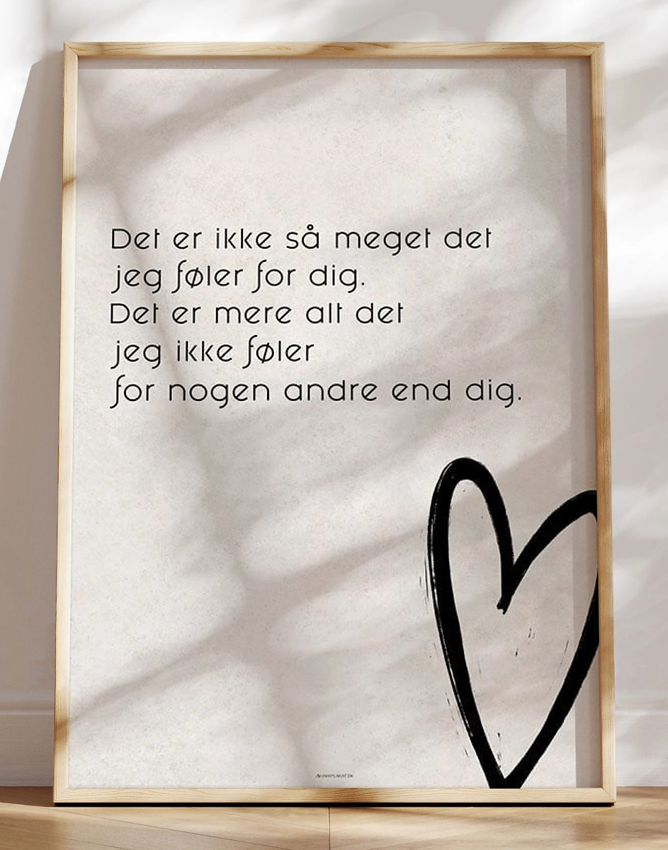 Sødt Kærlighedscitat Det   Ikke Det