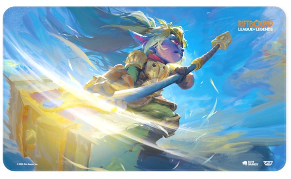 Spillem 195 165 Tte  Playmat  Riftbound: League   Legends Tcg: Set 03: Unleashed   : Poppy  Keeper   The Hammer