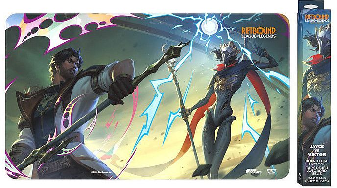 Spillem 195 165 Tte  Playmat  Riftbound: League   Legends Tcg: Set 04: Vendetta   : Jayce   Viktor