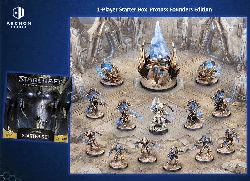 Starcraft: The Miniatures Game Protoss Starter Set Founders Edition