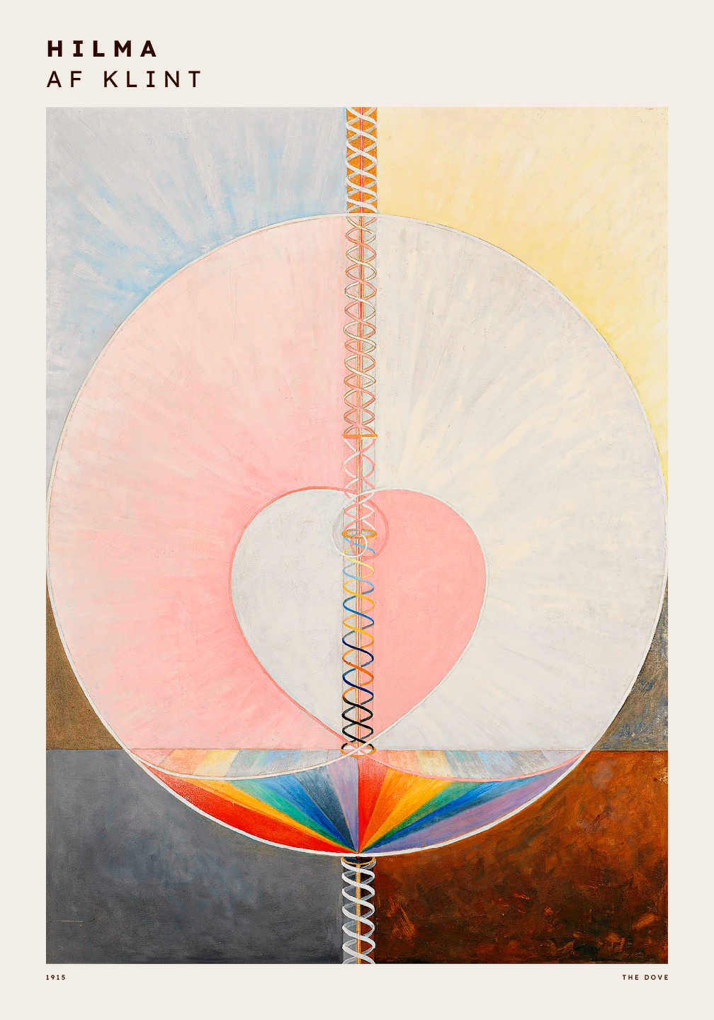 Dove Plakat - Abstrakt Kunst til Dit Hjem