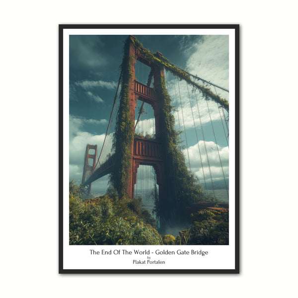 Plakat: Golden Gate Bridge – Smukt Kunstprint til Dit Hjem