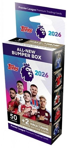 Topps Match Attax Premier League 2025 2026 Bumper Box    Boosters     Hall   Fame
