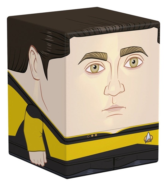 Ultimate Guard Squaroes Boulder Deck Case Deck Box 100 Standard Size: Star Trek: The Next Generation Data