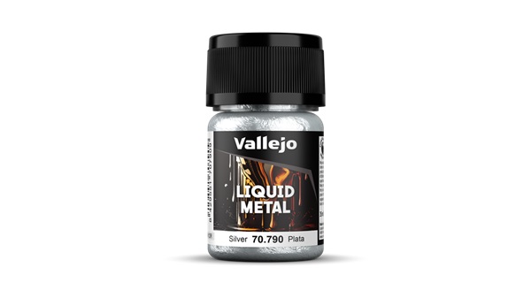 Vallejo Model Color: Flydende Guld Sølv Maling 35 ml