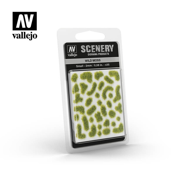 Vallejo Wild Tufts  Terr 195 166  -  195 166   Terrain Grass : Moss  2mm